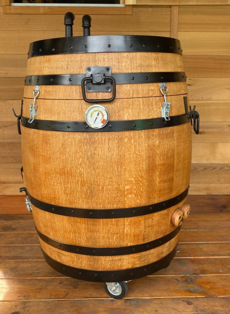 Wine Barrel Smoker